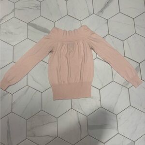 Wet Seal Y2K Off the Shoulder Sweater Size Large Wool Blend